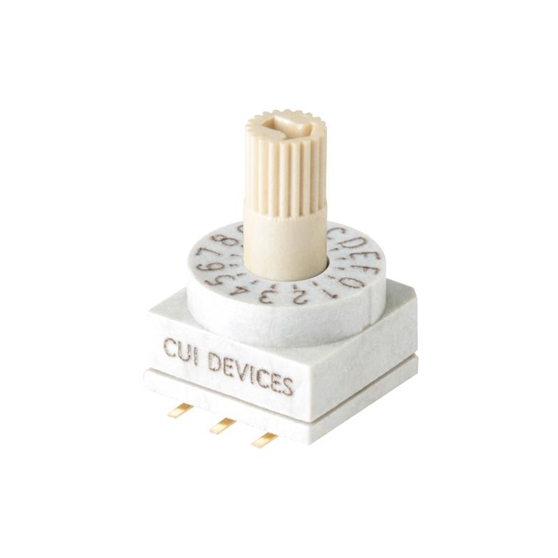 1 pcs : RDS4-16S-1065-73-SMT-TR-67 - SWITCH ROTARY DIP HEX 0.15A 42V