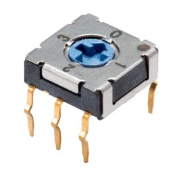 1 pcs : RDS-4S-7229-C-CR - SWITCH ROTARY DIP BCD 0.1A 50V