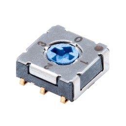 1 pcs : RDS-4S-7229-C-JSMT - SWITCH ROTARY DIP BCD 0.1A 50V