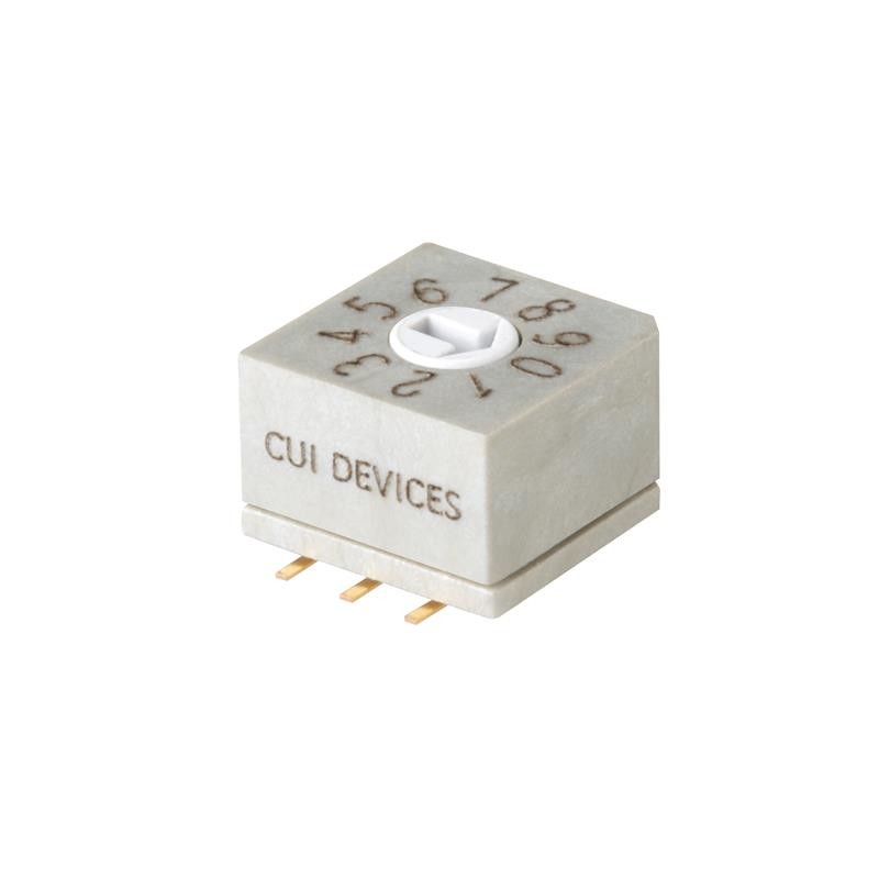 1 pcs : RDS5-10S-1065-SMT-TR-67 - SWITCH ROTARY DIP BCD 0.15A 42V