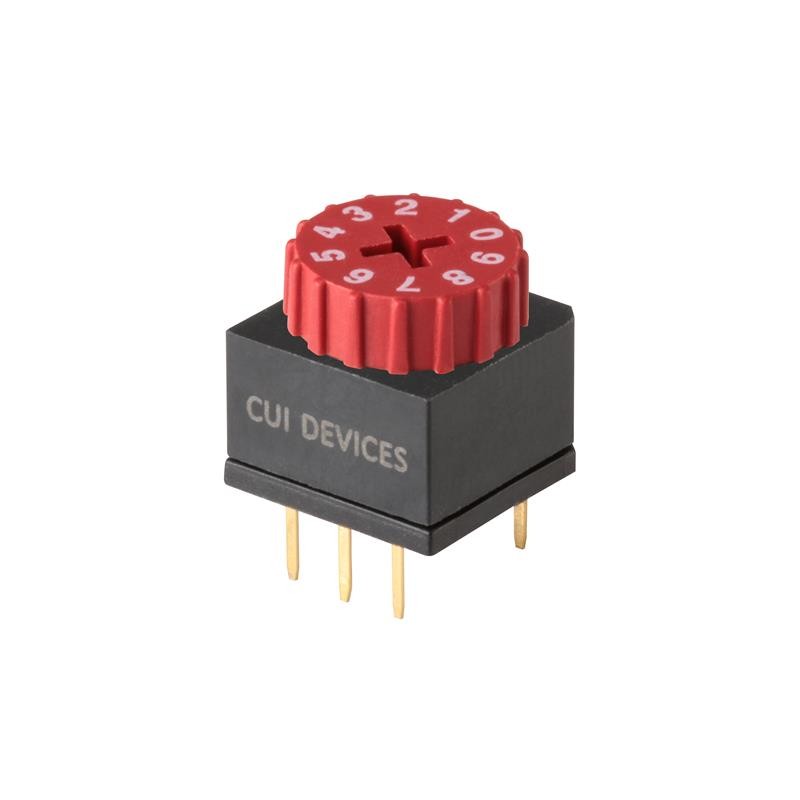 1 pcs : RDS6-10S-1065-3-D - SWITCH ROTARY DIP BCD 0.15A 42V