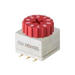 1 pcs : RDS6-10S-1065-3-SMT-TR - SWITCH ROTARY DIP BCD 0.15A 42V