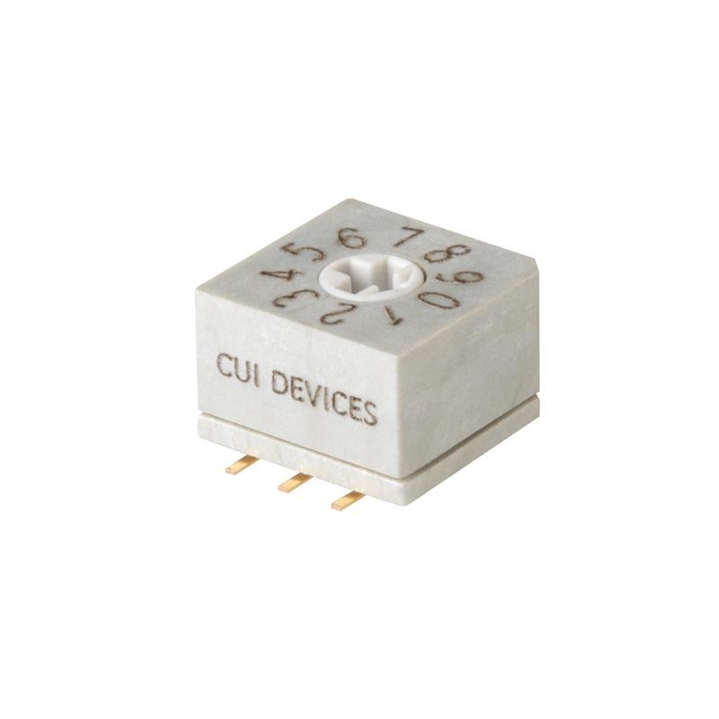 1 pcs : RDS6-10S-1065-SMT-TR - SWITCH ROTARY DIP BCD 0.15A 42V