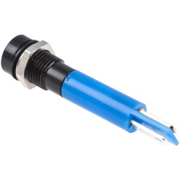 1 pcs - RS PRO Blue Panel Mount Indicator, 110V ac, 8mm Mounting Hole Size, IP67