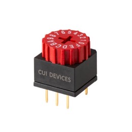 1 pcs : RDS6-16S-1065-3-D - SWITCH ROTARY DIP HEX 0.15A 42V