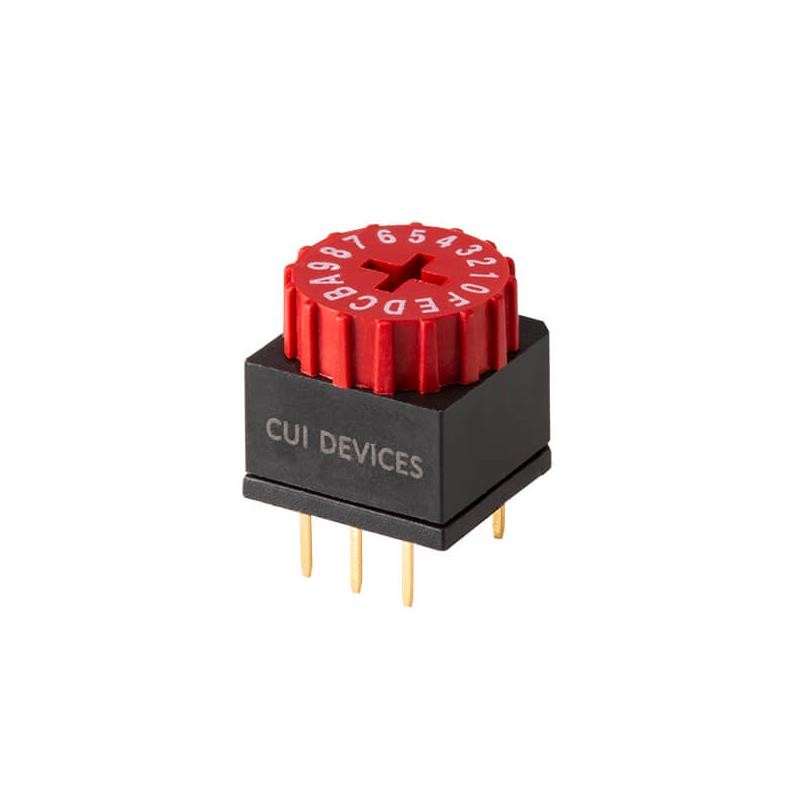 1 pcs : RDS6-16S-1065-3-D - SWITCH ROTARY DIP HEX 0.15A 42V