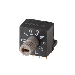 1 pcs : RDS7-10S-1011-73-RA-508-D-67 - SWITCH ROTARY DIP BCD 0.15A 42V
