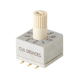 1 pcs : RDS7-10S-1065-73-SMT-TR-67 - SWITCH ROTARY DIP BCD 0.15A 42V