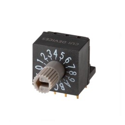 1 pcs : RDS7-16S-1011-73-RA-254-D-67 - SWITCH ROTARY DIP HEX 0.15A 42V
