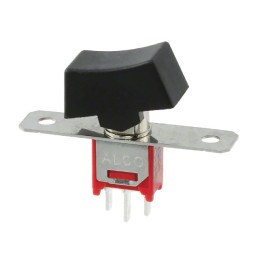1 pcs : RMS1R102M1QES - SWITCH ROCKER SPDT 3A 120V