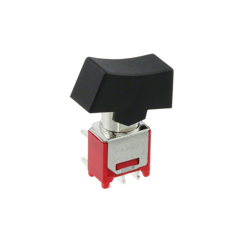 1 pcs : RMS1R202M6QES - SWITCH ROCKER SPDT 3A 120V