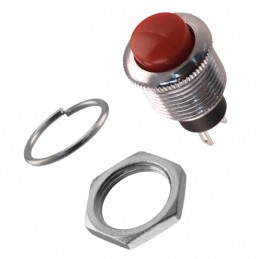 1 pcs : RP3502MARED - SWITCH PUSH SPST-NO 3A 120V