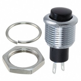 1 pcs : RP3502MBBLK - SWITCH PUSH SPST-NC 3A 120V