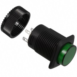 1 pcs : RP3508ABLKGRNGRNNS - SWITCH PUSH SPST-NO 3A 125V