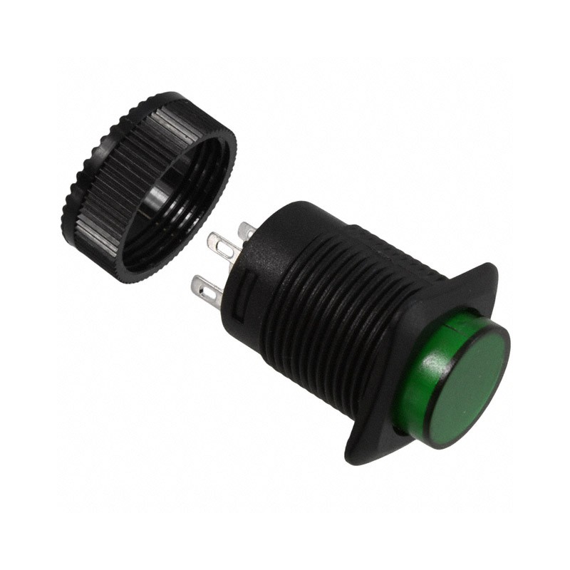 1 pcs : RP3508ABLKGRNGRNNS - SWITCH PUSH SPST-NO 3A 125V