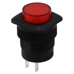 1 pcs : RP3508ABLKREDNNS - SWITCH PUSH SPST-NO 3A 125V