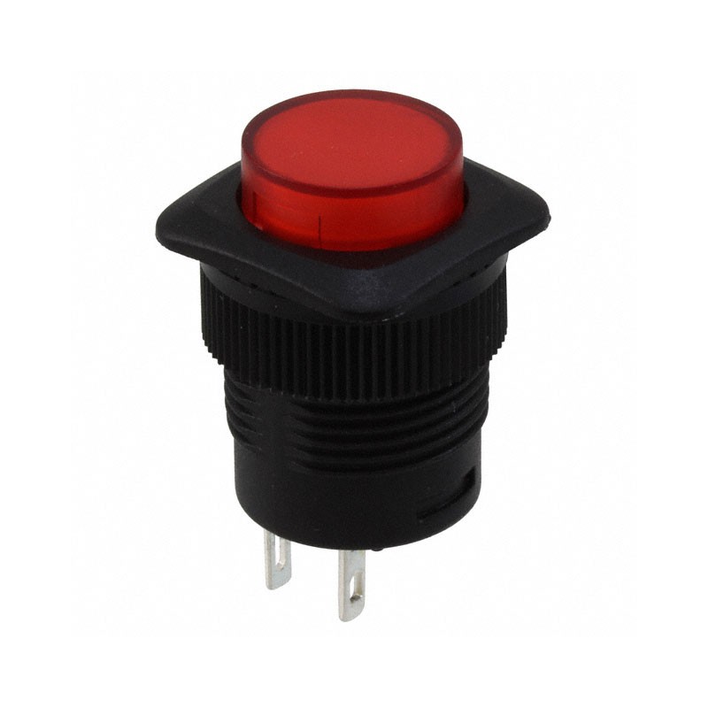 1 pcs : RP3508ABLKREDNNS - SWITCH PUSH SPST-NO 3A 125V