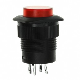 1 pcs : RP3508ABLKREDREDNS - SWITCH PUSH SPST-NO 3A 125V