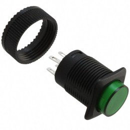 1 pcs : RP3508BBLKGRNGRNNS - SWITCH PUSHBUTTON SPST 3A 125V