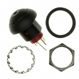 1 pcs : RP8100B2M1CEBLKBLKGRN - SWITCH PB SPST-NO 0.125A 125V