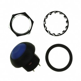 1 pcs : RP8100B2M1CEBLKBLUNIL - SWITCH PB SPST-NO 0.125A 125V