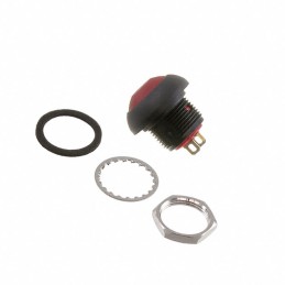 1 pcs : RP8100B2M1CEBLKREDNIL - SWITCH PB SPST-NO 0.125A 125V