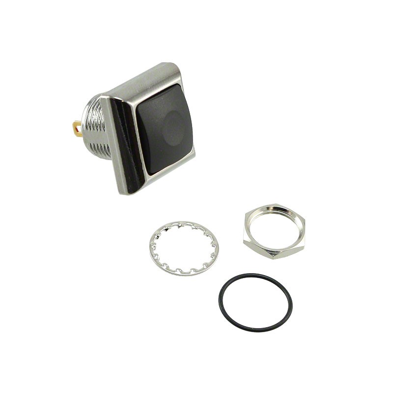 1 pcs : RP8400B2M1CECHRBLKNIL - SWITCH PB SPST-NO 0.125A 125V