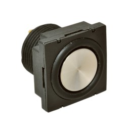 1 pcs : RP8600B2M1CEBLKSIL - SWITCH PUSH SPST-NO 0.4VA 20V