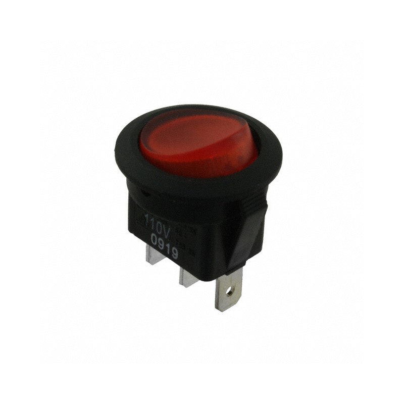 1 pcs : RR111C1000-116 - SWITCH ROCKER SPST 16A 125V