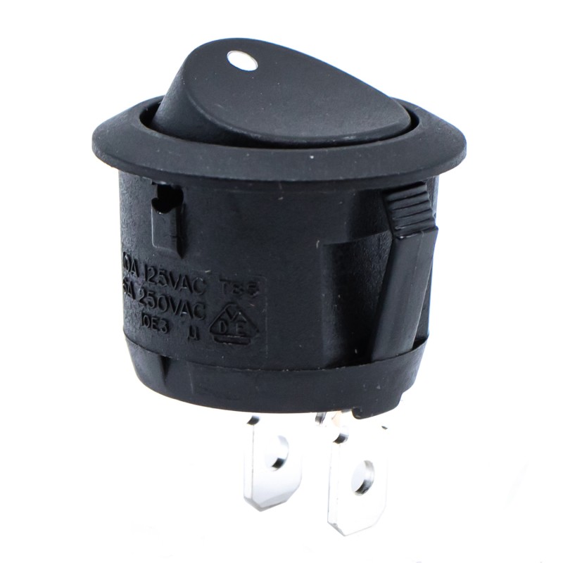 1 pcs : RR3112ABLKBLKNAF0 - SWITCH ROCKER SPST 16A 125V