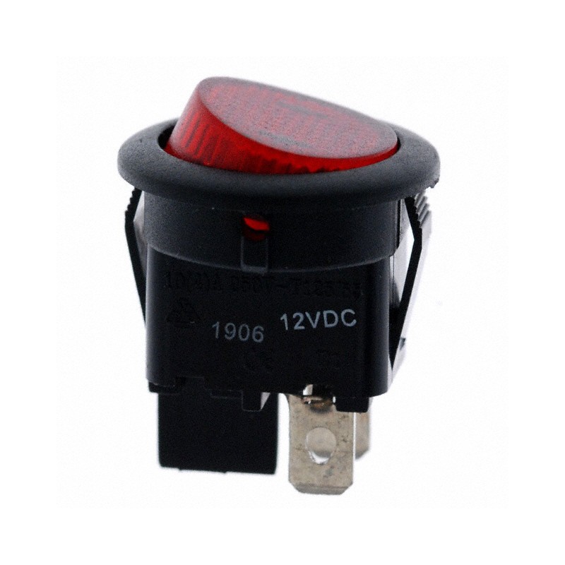 1 pcs : RRA22H3BBRHN - SWITCH ROCKER SPST 10A 125V