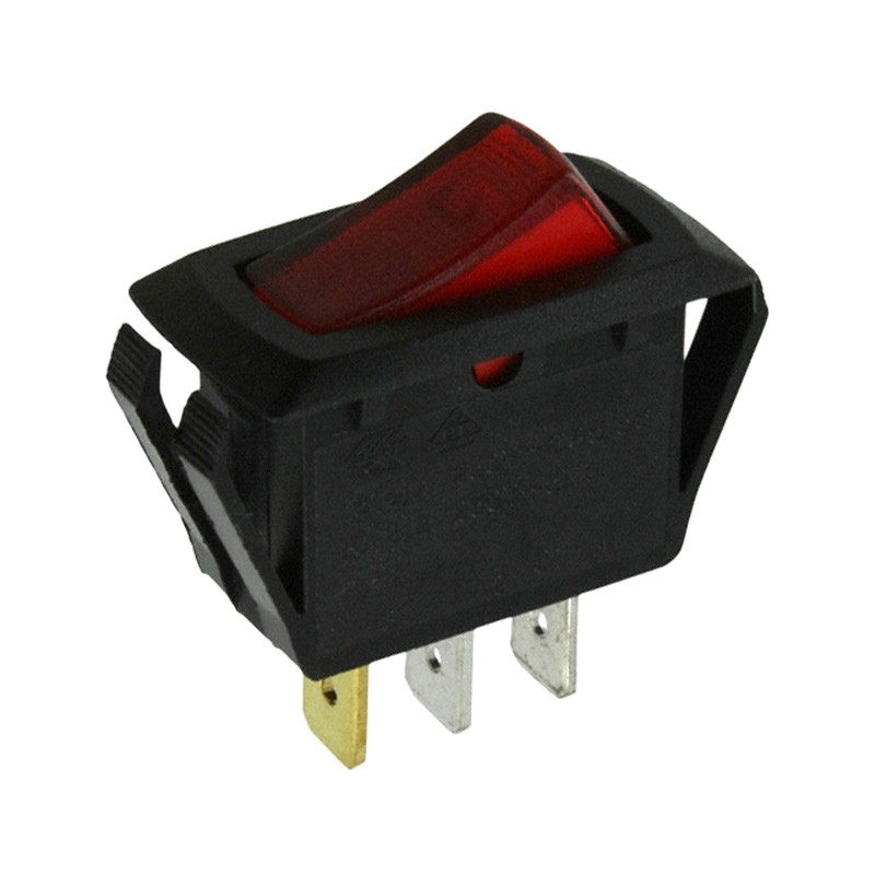 1 pcs : RSC141D1000-116 - SWITCH ROCKER SPST 20A 125V