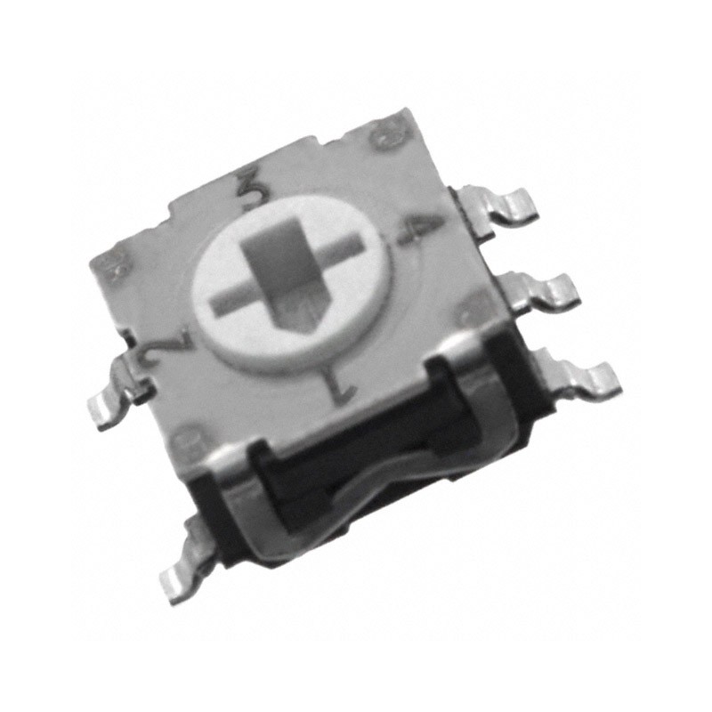 1 pcs : RTE0400G04 - SWITCH ROTARY DIP SP4T 0.1A 30V