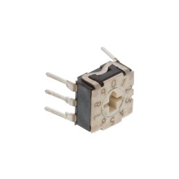 1 pcs : RTE1000N14 - SWITCH ROTARY DIP BCD 0.1A 30V