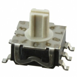 1 pcs : RTE1002G14 - SWITCH ROTARY DIP BCD 0.1A 30V