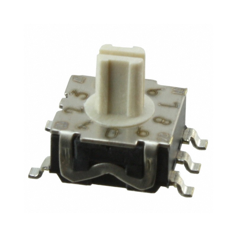 1 pcs : RTE1002G14 - SWITCH ROTARY DIP BCD 0.1A 30V