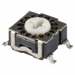 1 pcs : RTE1600G44 - SWITCH ROTARY DIP HEX 0.1A 30V
