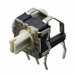 1 pcs : RTE1602V44 - SWITCH ROTARY DIP HEX 0.1A 30V