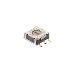 1 pcs : RTF10R1S - SWITCH ROTARY DIP BCD 0.1A 5V