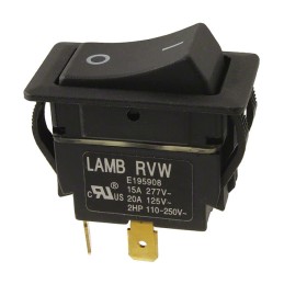 1 pcs : RVW41D1121 - SWITCH ROCKER SPST 20A 125V