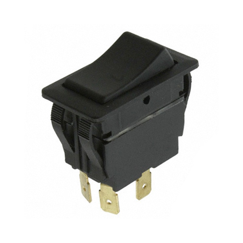 1 pcs : RVW42D1100 - SWITCH ROCKER DPST 20A 125V