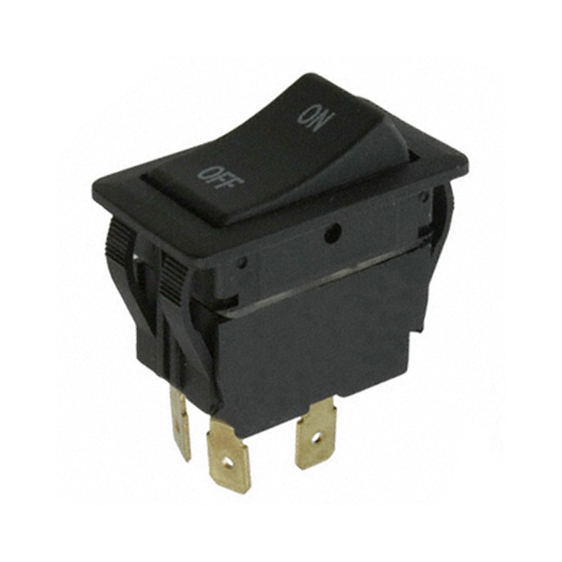 1 pcs : RVW42D1123 - SWITCH ROCKER DPST 20A 125V
