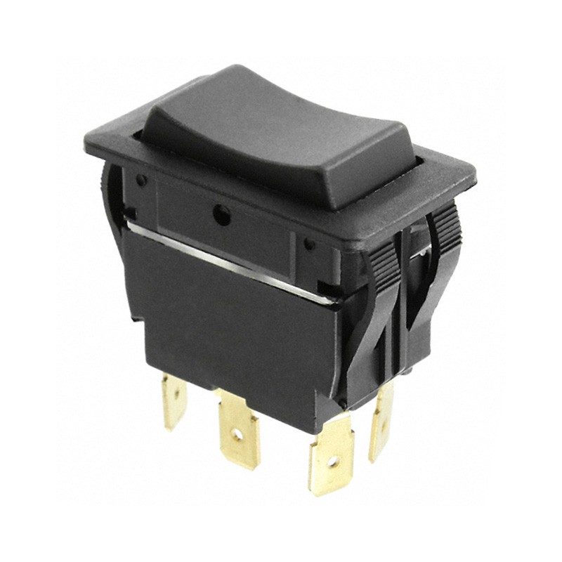 1 pcs : RVW46D1100 - SWITCH ROCKER DPDT 20A 125V