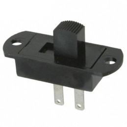 1 pcs : S101031SS07Q - SWITCH SLIDE SPST 6A 125V