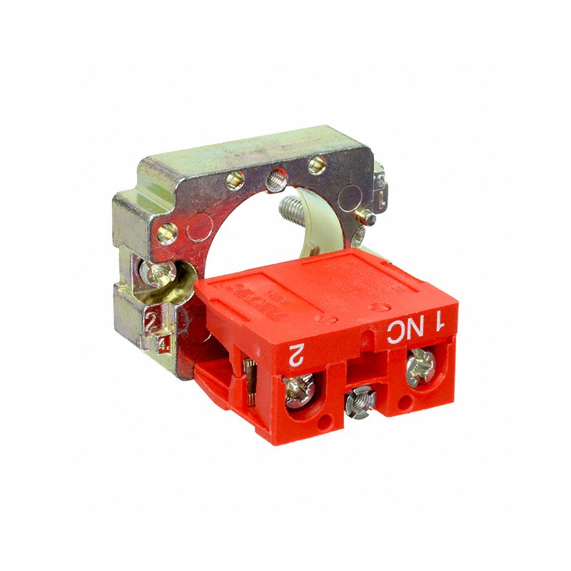 1 pcs : S2-01WB - CONTACT BLOCK SPST-NC 10A 600V