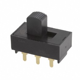 1 pcs : S202031MS02G - SWITCH SLIDE DPDT 6A 125V