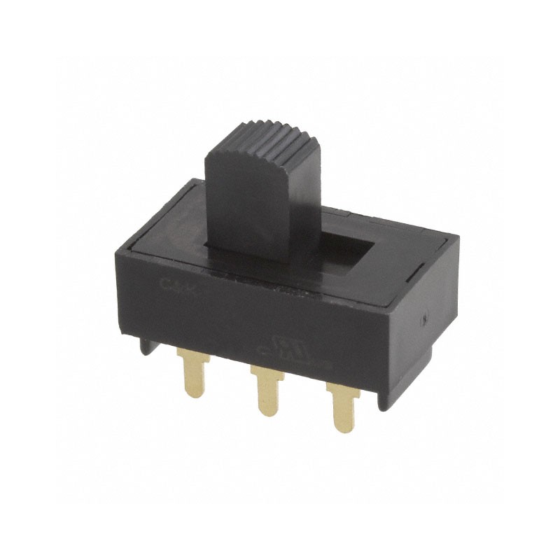 1 pcs : S202031MS02G - SWITCH SLIDE DPDT 6A 125V