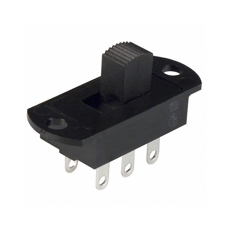 1 pcs : S202091SS03Q - SWITCH SLIDE DPDT 6A 125V