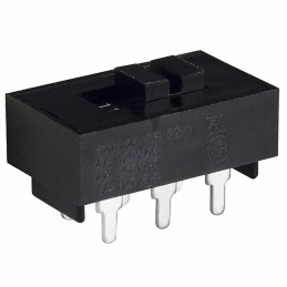 1 pcs : S202121MS02Q - SWITCH SLIDE DPDT 6A 125V