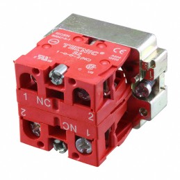 1 pcs : S2-02WB - CONTACT BLOCK SPST-NCX2 10A 600V